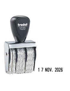 Timbro 1020 manuale DATARIO 5mm TRODAT 54239. TRODAT DATARI-NUMERATORI-POLINOMI