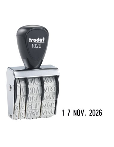 Timbro 1020 manuale DATARIO 5mm TRODAT 54239. TRODAT DATARI-NUMERATORI-POLINOMI