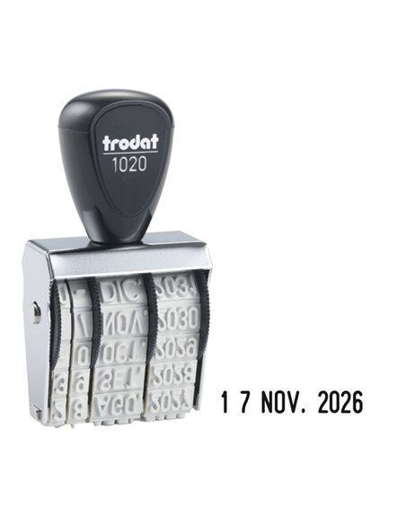 Timbro 1020 manuale DATARIO 5mm TRODAT 54239. TRODAT DATARI-NUMERATORI-POLINOMI
