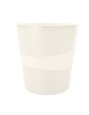 CESTINO GETTACARTE WOW BIANCO METALLIZZATO 15LT LEITZ 52781001