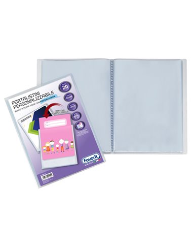 PORTALISTINI 22X30-20 PERSONALIZZABILE LISCIO Premium Favorit 400090484 FAVORIT PORTALISTINI PERSONALIZZABILI