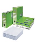SCATOLA 500 BUSTE FORATE 22X30 LINEAR LISCIO PPL FAVORIT 400052719