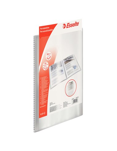 PORTALISTINI 22X30-10 PERSONALIZZABILE ANTIRIFLESSO Esselte 395470040 ESSELTE PORTALISTINI PERSONALIZZABILI
