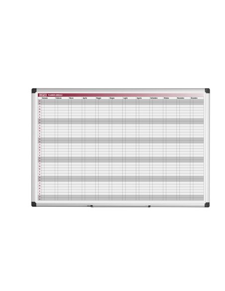 PLANNER MAGNETICO ANNUALE 90x60cm Bi-Office GA03268170 BI-OFFICE PLANNING E ACCESSORI