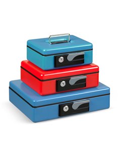 CASSETTA PORTAVALORI 197X154X80MM BLU KOALA DELUXE 3413BL ITERNET PORTAVALORI-CASSEFORTI