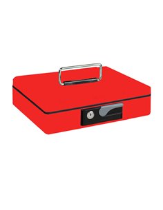 CASSETTA PORTAVALORI 230X185X80MM ROSSO KOALA DELUXE 3414RO ITERNET PORTAVALORI-CASSEFORTI 2