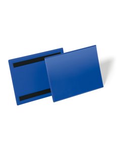 50 buste identificazione magnetiche 210x148mm (A5-ORIZ.) art.1743 Blu DURABLE 1743-07 DURABLE BUSTE PER IDENTIFICAZIONE E LEGGII