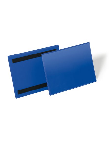 50 buste identificazione magnetiche 210x148mm (A5-ORIZ.) art.1743 Blu DURABLE 1743-07 DURABLE BUSTE PER IDENTIFICAZIONE E LEGGII