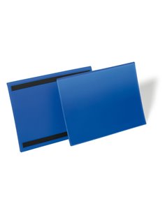 50 buste identificazione magnetiche 297x210mm (A4-ORIZ.) art.1745 Blu DURABLE 1745-07 DURABLE BUSTE PER IDENTIFICAZIONE E LEGGII