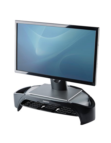 SUPPORTO MONITOR C/VASCHETTA E SCOMPARTI 8020801 FELLOWES 8020801. FELLOWES SUPPORTI-BRACCI MONITOR-NOTEBOOK