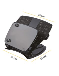 SUPPORTO NOTEBOOK Professional Series CON HUB USB E LEGGIO - Fellowes 8024602