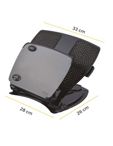SUPPORTO NOTEBOOK Professional Series CON HUB USB E LEGGIO - Fellowes 8024602