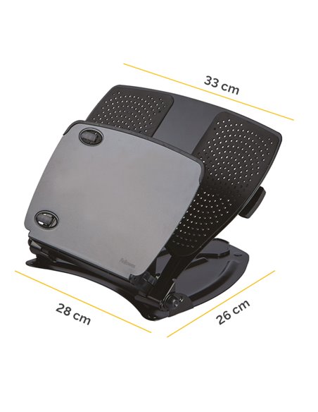 SUPPORTO NOTEBOOK Professional Series CON HUB USB E LEGGIO - Fellowes 8024602
