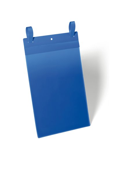 50 buste identificazione con fascette 210x297mm (A4-VERT.) art.1750 Blu DURABLE 1750-07 DURABLE BUSTE PER IDENTIFICAZIONE E L...