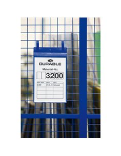 50 buste identificazione con fascette 210x297mm (A4-VERT.) art.1750 Blu DURABLE 1750-07 DURABLE BUSTE PER IDENTIFICAZIONE E L... 2