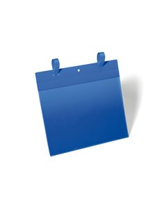 50 buste identificazione con fascette 297x210mm (A4-ORIZ.) ART.1751 Blu DURABLE 1751-07 DURABLE BUSTE PER IDENTIFICAZIONE E L...