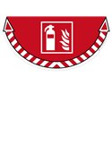 ADESIVO SEGNALATORE da TERRA "Estintore" 70x35cm Take Care Cep 7010-18