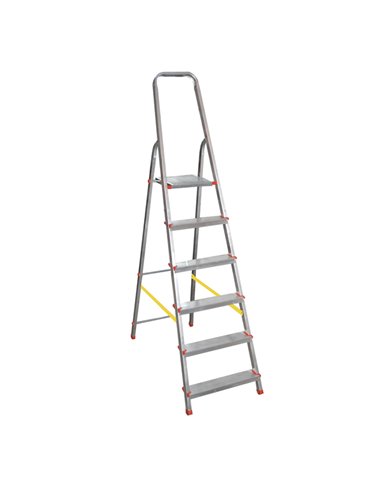 SCALA ALLUMINIO Domestica 6 GRADINI Stella Basic 21026 MARCHETTI SCALE E TRABATTELLI