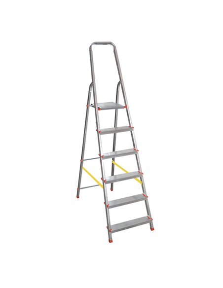 SCALA ALLUMINIO Domestica 6 GRADINI Stella Basic 21026 MARCHETTI SCALE E TRABATTELLI