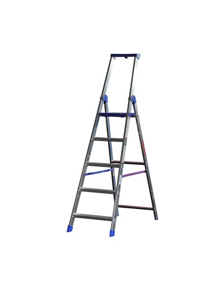 SCALA ALLUMINIO Professionale 5 GRADINI Climb Evolution 20874 MARCHETTI SCALE E TRABATTELLI
