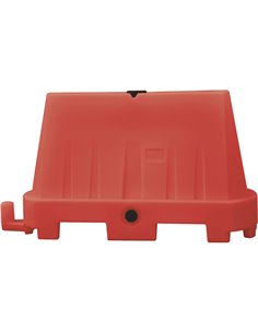BARRIERA STRADALE 100x40x70cm ROSSO tipo NEW JERSEY NJT070R CARTELLI SEGNALATORI SEGNALETICA