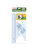 SET DISEGNO PER MANCINI RIGA 30CM E SQUADRE DA 45° E 60° ARDA 70420MAN