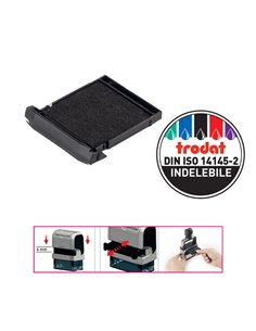 BLISTER DA 2 TAMPONI 6/9440 NERO TRODAT 53171.