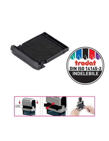 BLISTER DA 2 TAMPONI 6/9440 NERO TRODAT 53171.