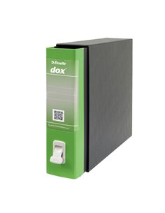 Registratore Dox 2 greenery dorso 8cm f.to protocollo Esselte D26226 DOX REGISTRATORI A LEVA