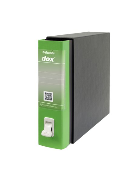 Registratore Dox 2 greenery dorso 8cm f.to protocollo Esselte D26226 DOX REGISTRATORI A LEVA