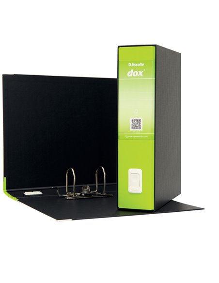 Registratore Dox 2 greenery dorso 8cm f.to protocollo Esselte D26226 DOX REGISTRATORI A LEVA