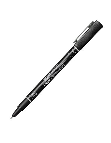 FINELINER PROFESSIONAL FIBER NERO 0,2MM DH2102 KOH.I.NOOR PENNE DISEGNO TECNICO
