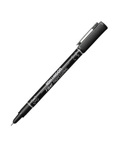 FINELINER PROFESSIONAL FIBER NERO 0,6MM DH2106