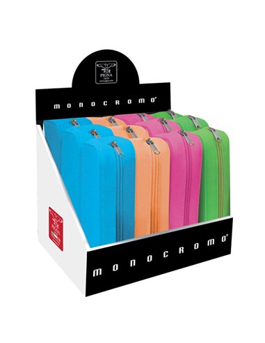 Bustina silicone Soft Touch 80x200x60mm colori assortiti fluo Monocromo Pigna 0228048-00
