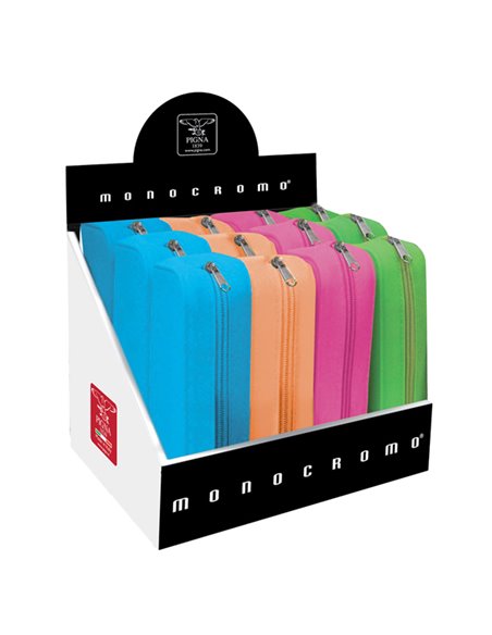 Bustina silicone Soft Touch 80x200x60mm colori assortiti fluo Monocromo Pigna 0228048-00