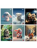 Maxiquaderno A4 40FG+2 80gr 5mm c/marigne Cute BM 0110390