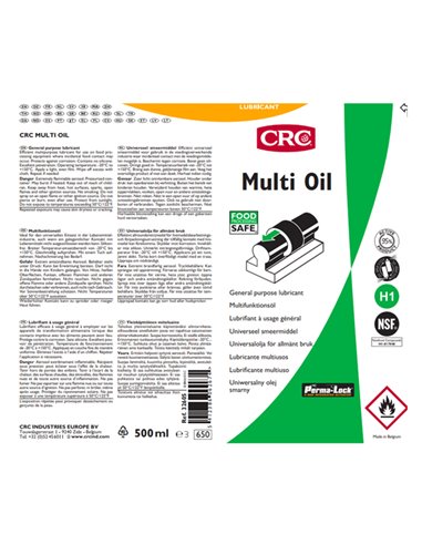 Multi Oil lubrificante multiuso per macchinari 500ml CFG C6903 CFG PORTAUTENSILI