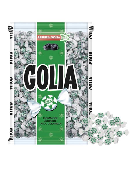 Caramelle Golia Farfallina busta 1kg (500pz ca) 06721900 GOLIA CARAMELLE-CIOCCOLATINI-CHEWING GUM