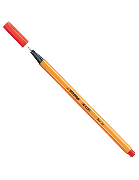 PENNARELLO STABILO POINT 88/48 rosso chiaro 88/48