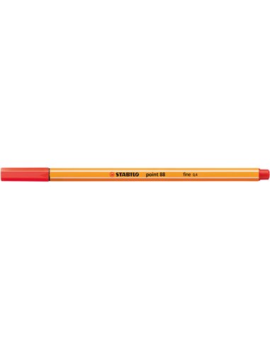 PENNARELLO STABILO POINT 88/48 rosso chiaro 88/48