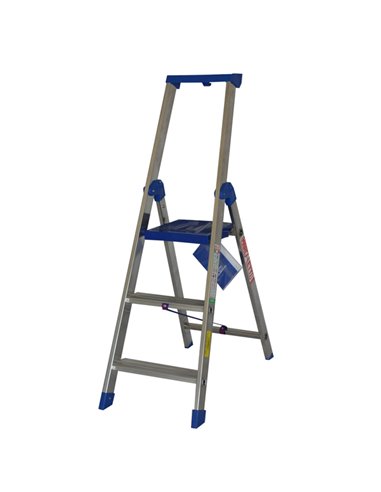 SCALA ALLUMINIO Professionale 3 GRADINI Climb Evolution 20872 MARCHETTI SCALE E TRABATTELLI