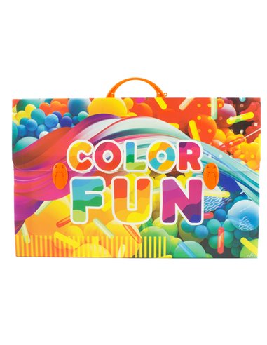 Valigetta polionda Color 36,5x56,5cm dorso 5,5cm fantasie assortite 100501077