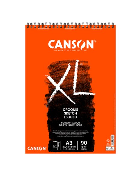 Album XL Croquis A3 90gr 120fg Canson C200787115 CANSON ALBUM E BLOCCHI DA DISEGNO