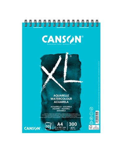 Album XL Aquarelle f.to A4 300gr 30fg Canson 400039170 CANSON ALBUM E BLOCCHI DA DISEGNO