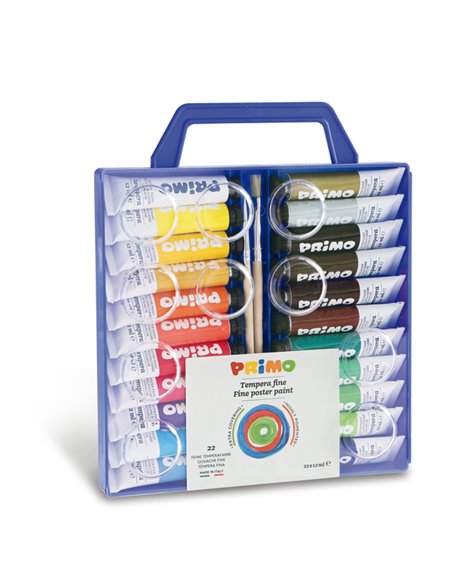 Astuccio 22 tubi tempera 12ml Primo 449T22VA22 PRIMO TEMPERE