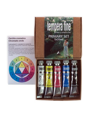 Tempera Fine Primary Set 5 tubetti da 20ml Maimeri M2598049