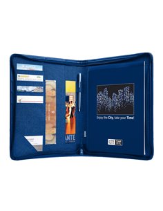 Portablocco Spinner A4 blu City Time 61299 City Time PORTABLOCCHI AGENDE E TACCUINI 2