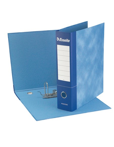 Registratore ESSENTIALS G72 blu dorso 5cm f.to commerciale ESSELTE 390772050 ESSELTE REGISTRATORI A LEVA