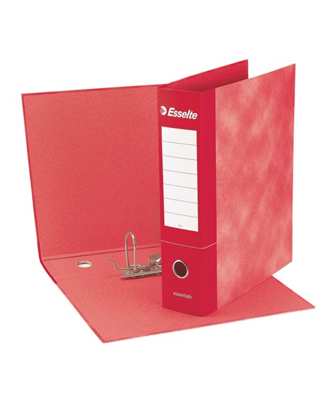 Registratore ESSENTIALS G72 rosso dorso 5cm f.to commerciale ESSELTE 390772160