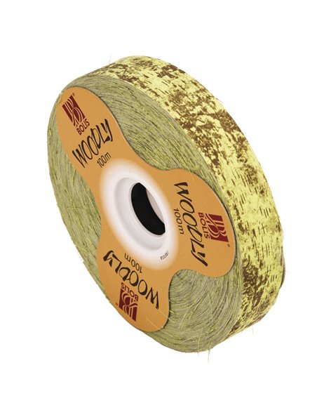 Rotolo nastro Woodly Corteccia 24mmx100mt verde chiaro Bolis 51282421023